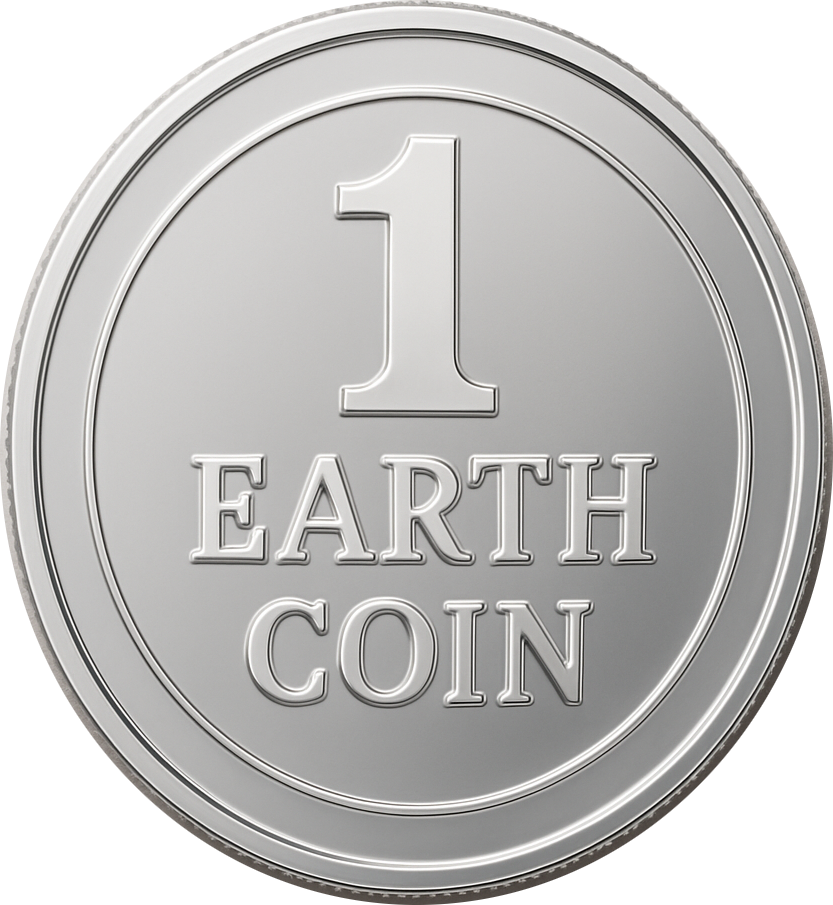 Earthcoin logo front